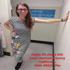 Kayla\'s 26 from Ventura County California. She has 36DD tits and loves to suck dick. Exposed