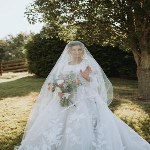 Bride caught